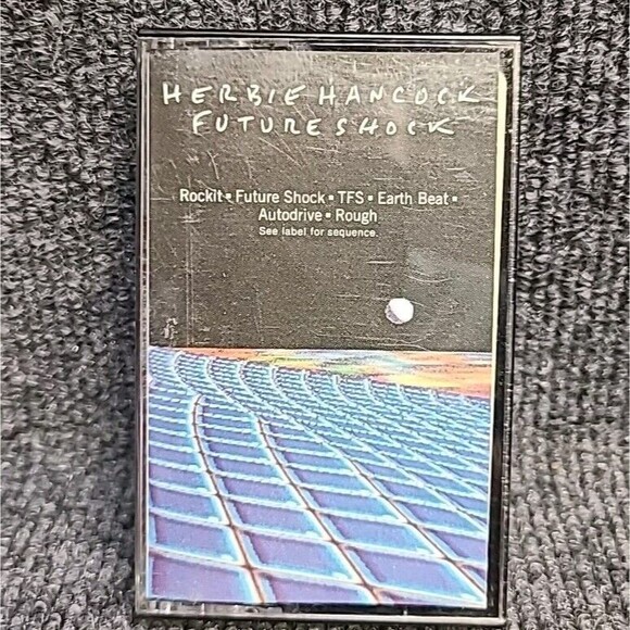 Vintage Herbie Hancock- Future Shock-1983 Cassette Columbia - Picture 1 of 4